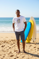 CRESCARA beyaz t-shirt havalı duruş