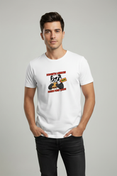 Male model with smaller print