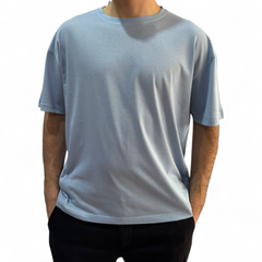 Outlet Basic Tshirt - Açık Gri