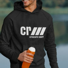 Unisex Kapüşonlu 3 İplik Uzun Kollu Sweatshirt