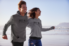 Kadın ve Erkek Kapüşonlu 3 İplik Uzun Kollu Sweatshirt