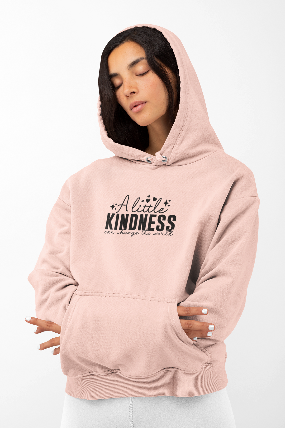 Kadın Kapüşonlu 3 İplik Uzun Kollu Sweatshirt