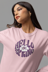 Kadın Uzun Kollu Üç İplik Sweatshirt