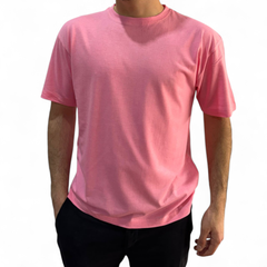 Outlet Basic Tshirt - Pembe