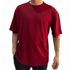 Outlet Basic Tshirt - Kırmızı